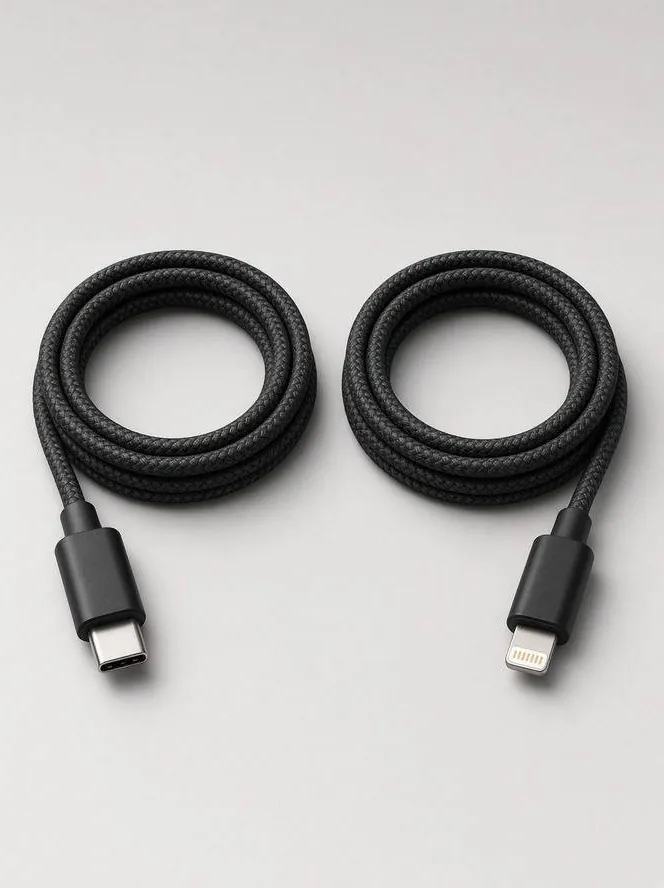 BraidedMix Lightning and USB-C Duo